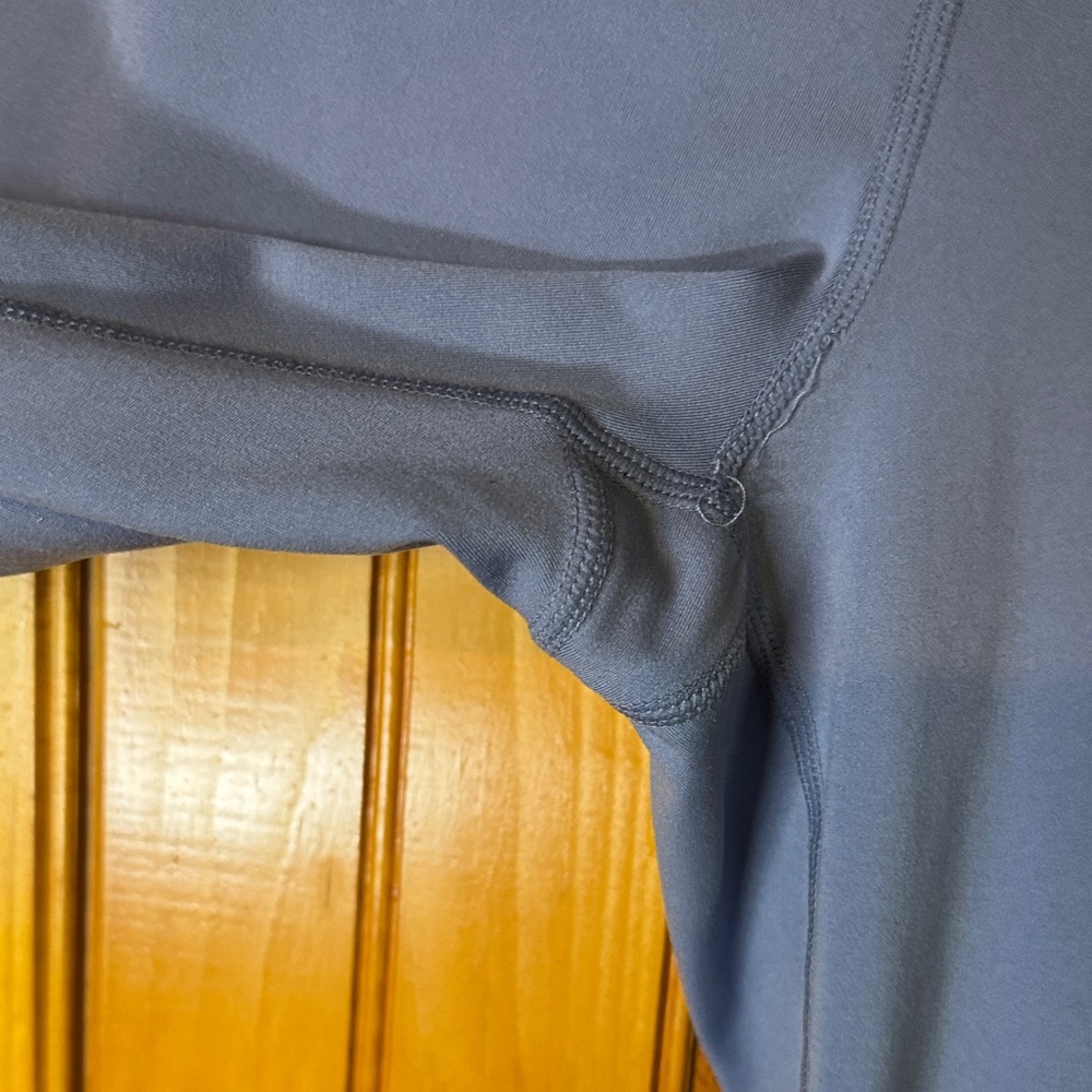 Yogalicious Lux Madison Crossover Flare Pants in Periwinkle - Picture 6 of 8